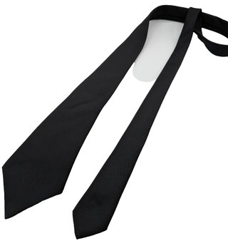 Cravatta Uomo Nera Classica 100% Poliestere