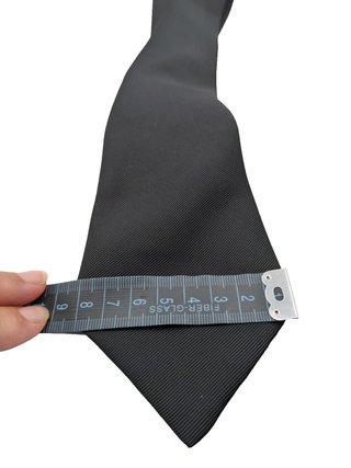 Cravatta Uomo Nera Classica 100% Poliestere