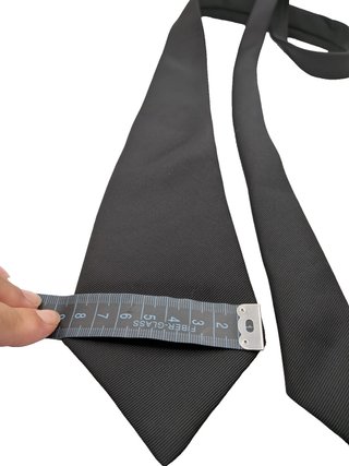 Cravatta Uomo Nera Classica 100% Poliestere