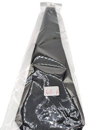 Cravatta Uomo Nera Classica 100% Poliestere