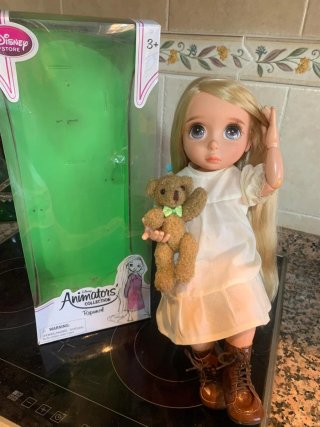 Muñeca Disney Rapunzel ooak Articulada con caja