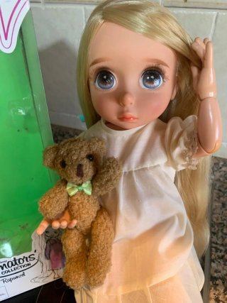 Muñeca Disney Rapunzel ooak Articulada con caja