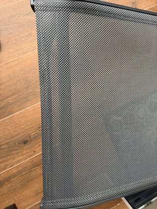 Silla de exterior gris antracita
