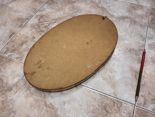 Cuadro Antiguo ovalado terciopelo