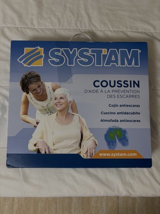 Cojín Antiescaras Systam Negro/Marrón NUEVO