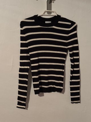Camiseta de rayas manga larga