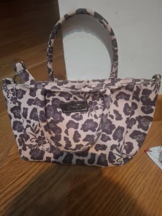 Borsetta F**k Beige/Viola