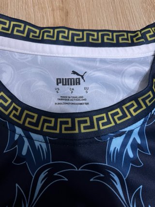 Camiseta Puma Italia Versace Negra y Azul