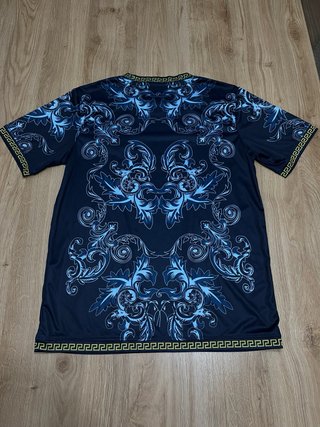 Camiseta Puma Italia Versace Negra y Azul
