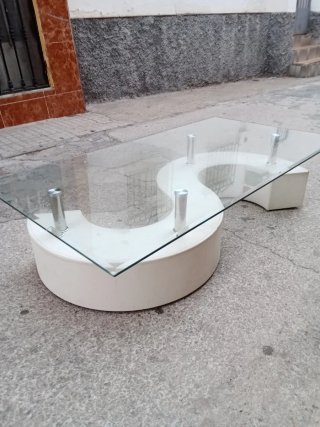 Mesa diseño (S) (CRISTAL TEMPLADO Y VISELADO)