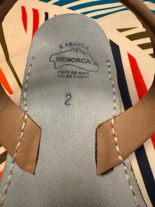 Abarcas autenticas 42 marron
