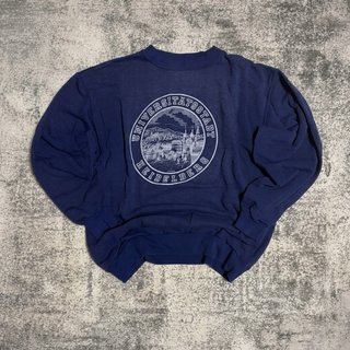 Sudadera Vintage Universidad Heidelberg Azul Marin