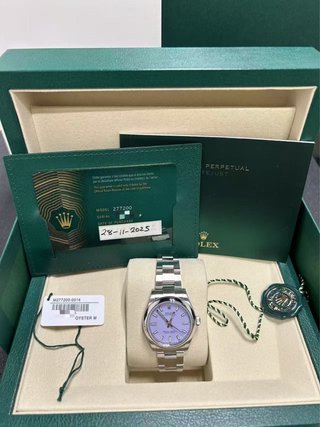 Rolex Oyster Perpetual 277200 nuevo modelo Lavanda