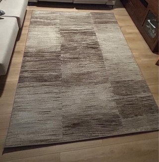 Alfombra 220x160 Beige y Marrón