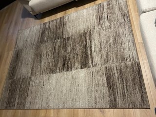Alfombra 220x160 Beige y Marrón