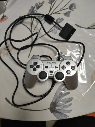 Mando PlayStation 2 (PS2) Sony Plateado