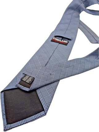 Cravatta Uomo Kirkland Signature 100% Seta Grigio