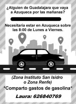 Viaje diario a Azuqueca