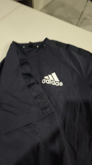 Camiseta Adidas manga corta caballero azul