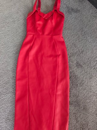 Vestido Deadly Dames Micheline Pitt Rojo