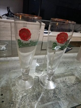 2 Vasos Cerveza Pilsner Urquell