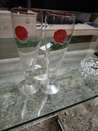2 Vasos Cerveza Pilsner Urquell