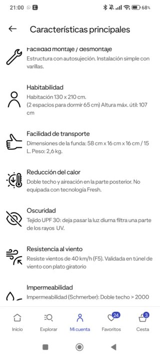 Tienda Campaña Quechua M100 2 Personas