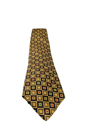 Cravatta Luca Casiraghi 100% Seta Blu Oro