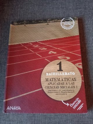 Matemáticas aplicadas a las Ciencias Sociales I...