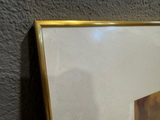 Cuadro de ángeles enmarcado