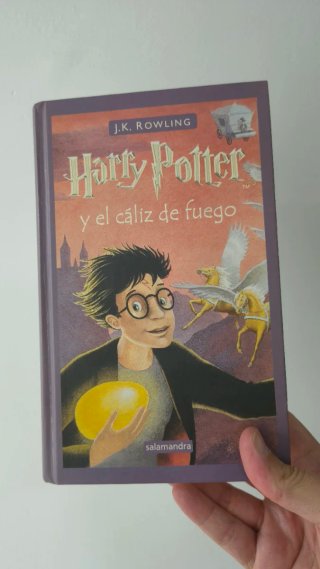 Libro Harry Potter y el Cáliz de Fuego