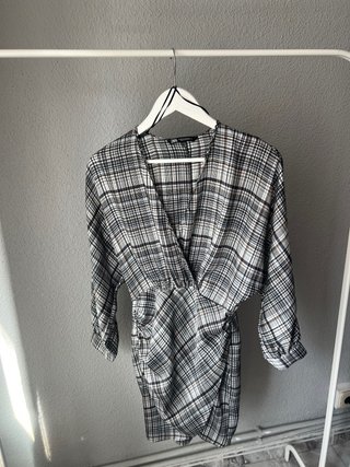 Vestido ZARA cuadros talla XS