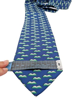 Cravatta SIMONE Edizioni Garbiche 100% Seta Blu