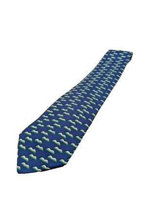 Cravatta SIMONE Edizioni Garbiche 100% Seta Blu