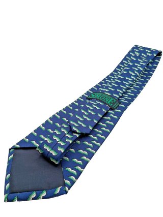 Cravatta SIMONE Edizioni Garbiche 100% Seta Blu