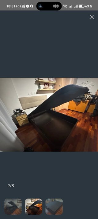 Cama abatible matrimonio 135x190