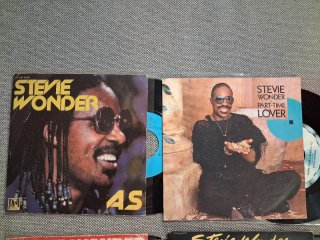Stevie Wonder lote 6 discos vinilo single 7" 45rpm