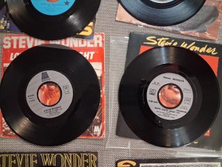 Stevie Wonder lote 6 discos vinilo single 7" 45rpm