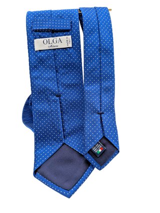 OLGA Milano Cravatta Uomo 100% Seta Made in Italy