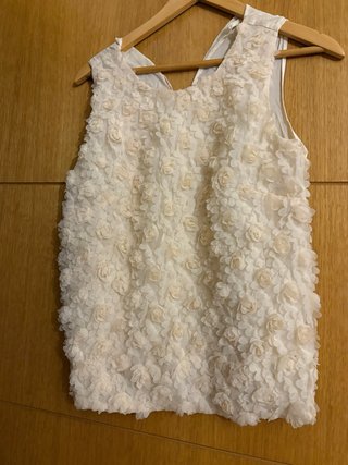 Blusa Mango flores blancas
