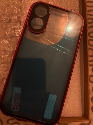 Carcasa iPhone 16 Roja Metálica