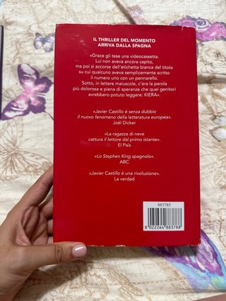 Libro la ragazza di neve Javier Castillo
