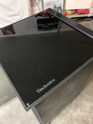 Mueble Technics Negro armario de musica