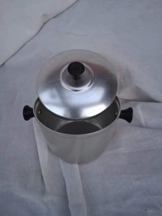 Azucarero Metálico Antiguo