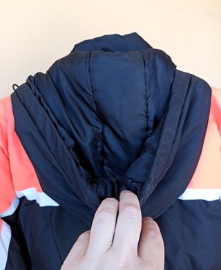 Givova Giubbotto Invernale Nero Arancione Taglia L