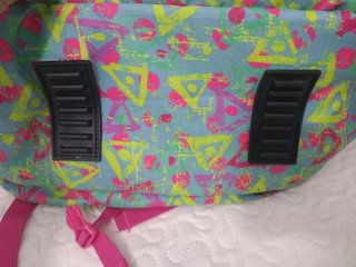 Mochila AODA'SI multicolor con bolsillos