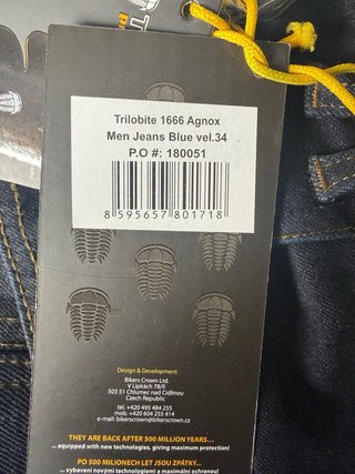 Pantalones de moto vaqueros de la marca Trilobite