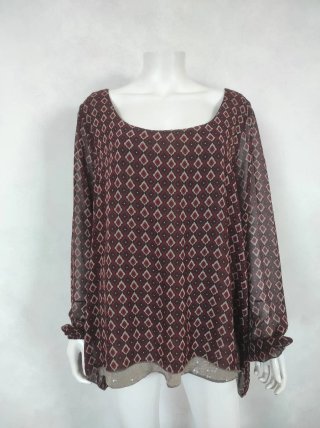 Blusa Estampada Talla 52