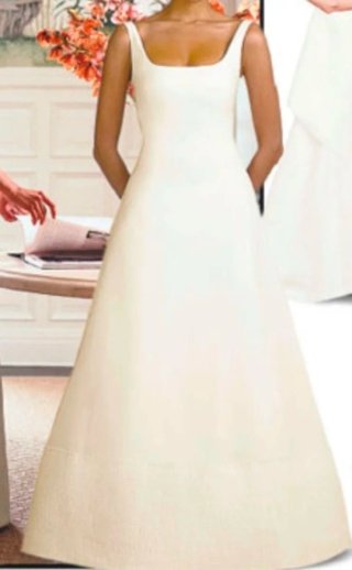 Vestido de Novia Isaac mizrahi seda Blanco