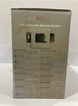 Cafetera Sencor con Molinillo Integrado sin usar